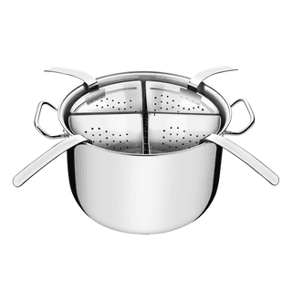 Cozi-Pasta Tramontina Professional em Aço Inox com 4 Divisórias 30 cm 13,5 L