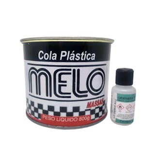 Massa Plástica Melo Melomassa 800 g Preta