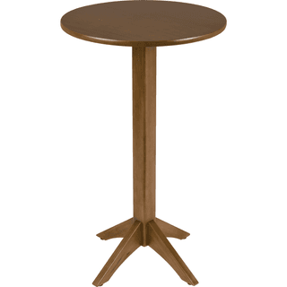 Mesa de Madeira Tramontina London Bistrô Redonda em Tauarí Amêndoa 2 Lugares 60 cm