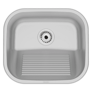 Tanque de Encaixe Tramontina Hera Compact 19 em Aço Inox Acetinado 40x35 cm