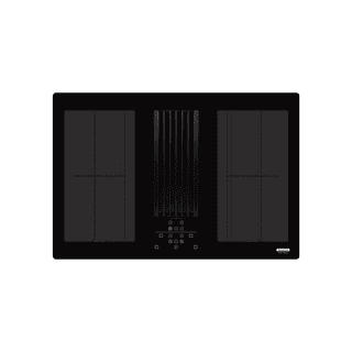 Cooktop Indução Tramontina Duo 4EI 80 com coifa integrada em modo exaustão 220 V