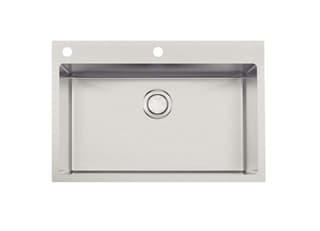 Cuba de Sobrepor Tramontina Quadrum Flush 1C 70 em Aço Inox com Acabamento Scotch Brite