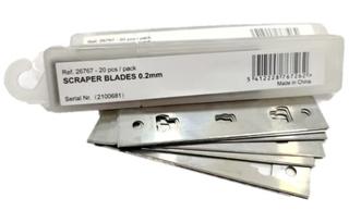 Scraper Blades 0,2 mm dupla face lamina de raspador