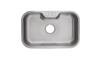 Cuba Mini Tiffany 56x35x18 Aço Inox Escovada Sem Válvula Furo 3,5"