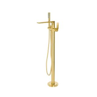 Monocomando de Piso Doka para Banheira com Ducha Manual Rainbow Brushed Gold