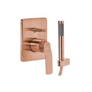 Monocomando Doka para Chuveiro com Desviador e Chuveiro Manual Rainbow Brushed Rose Gold