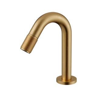 Torneira Fria de Bancada Doka 100 mm para Lavatório Brushed Gold