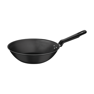 Wok Tramontina Loreto em Alumínio com Revestimento Interno e Externo em Antiaderente Starflon Max Grafite 24 cm 2,2 L