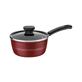 Panela Tramontina Sicília em Alumínio com Revestimento Interno e Externo em Antiaderente Starflon Excellent Vermelho 18 cm 1,9 L