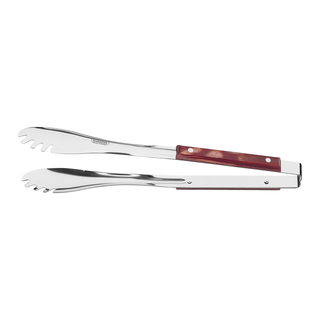 Pegador de Carne Tramontina Churrasco com Lâmina em Aço Inox e Cabo de Madeira Tratada Polywood Vermelho