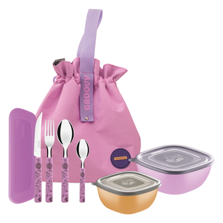 Kit Marmita com Bolsa Térmica Tramontina Groovy Breakfast 8 Peças