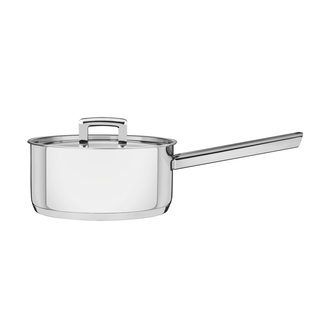 Panela Tramontina Brava em Aço Inox Fundo Triplo com Tampa Plana e Cabo 20 cm 2,9 L