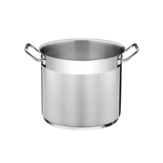 Caçarola Rasa Tramontina Professional em Aço Inox com Fundo Triplo sem Tampa 30 cm 20,8l