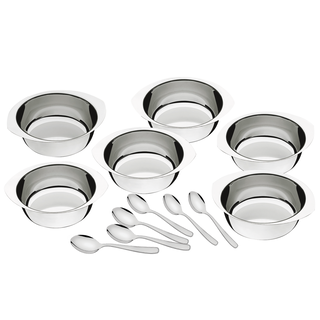 Kit para Sobremesa Tramontina Service em Aço Inox 12 Peças