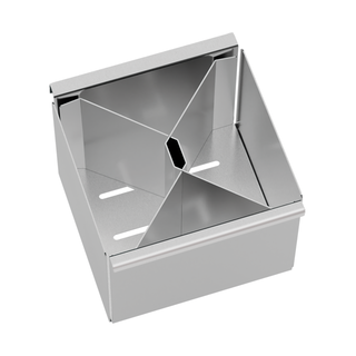 Porta Talheres Tramontina em Aço Inox com Acabamento Acetinado para uso no Canal Organizador