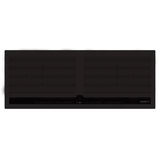 Cooktop por Indução Tramontina Design Collection Slim Black Series 4EI T smart 90