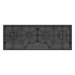 Cooktop à Gás Tramontina Slim Glass Black Series 4GG B 100 Semiprofissional com Acendimento Superautomático 4 Queimadores