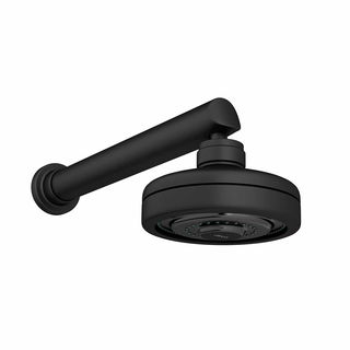 Chuveiro de Parede com Tubo Reto Deca Acqua Plus Black Matte