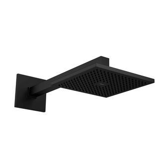 Chuveiro Deca de Parede com Tubo | Quadrado - Black Matte