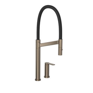 Misturador Monocomando Deca de Mesa para Cozinha | Deca Colore - Corten e Preto