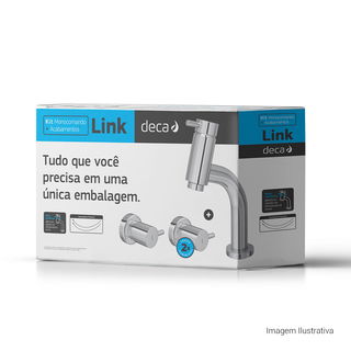 Kit Monocomando Deca para Lavabo | Link - Cromado