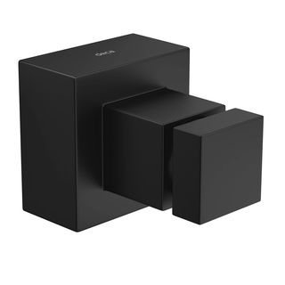 Acabamento para Registro de Gaveta Deca de 1 1/4" e 1 1/2" | Cubo - Black Matte