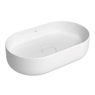 Cuba de Apoio Oval 50cm Deca Slim Branco