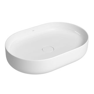 Cuba de Apoio Deca Oval 60cm | Slim - Branco