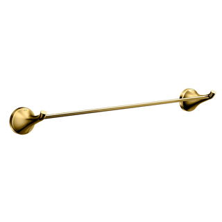 Porta-Toalhas Bastão 500 Mantis Ouro Polido