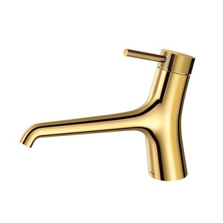 Torneira de Mesa para Lavatório Mantis Ouro Grid Polido