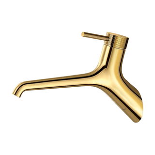 Torneira de Parede para Lavatório Mantis Ouro Grid Polido