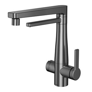 Torneira para cozinha com purificador de água Nova DocolVitalis Grafite Escovado