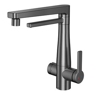 Misturador Monocomando de Cozinha Purificador Nova DocolVitalis Grafite Escovado