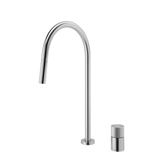 Monocomando de mesa para cozinha com Ducha Retrátil Mix&Match inox escovado