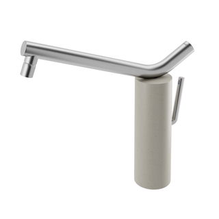 Monocomando de mesa para cozinha Naiade inox escovado/areia