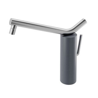 Monocomando de mesa para cozinha Naiade inox escovado/basalto