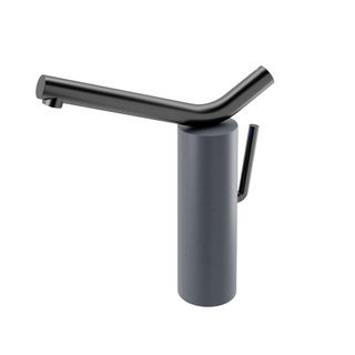Monocomando de mesa para lavatório Naiade grafite escovado/basalto