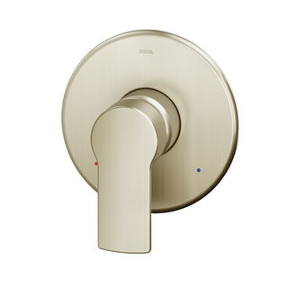 Acabamento monocomando para chuveiro baixa pressão 3/4" Argon níquel escovado