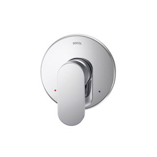 Acabamento monocomando para chuveiro e ducha higiênica alta pressão 1/2" Docol Kaila
