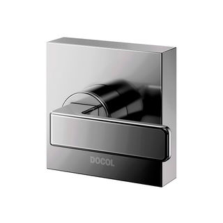 Acabamento para registro base Deca 3/4" Docol Stillo grafite polido
