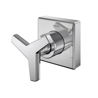 Acabamento para registro DocolBase 1/2", 3/4" e 1" DocolCity cromado