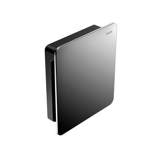 Acabamento para válvula de descarga de parede DocolFlat grafite polido