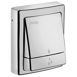 Acabamento para válvula de descarga Salvágua Square cromado