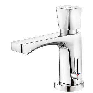 Misturador bica baixa de mesa para lavatório Genius Flex cromado