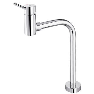 Monocomando bica alta 90° de mesa para lavatório ColdStart Lóggica cromado