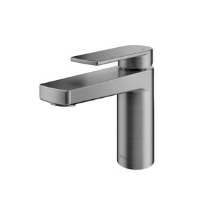 Monocomando bica baixa de mesa para lavatório Argon grafite escovado