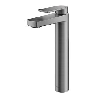 Monocomando bica alta de mesa para lavatório Argon grafite escovado