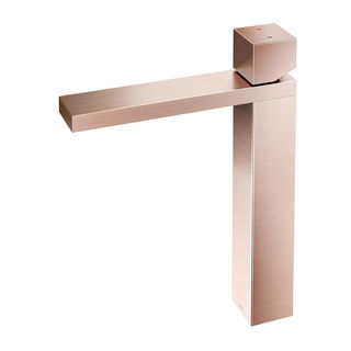 Monocomando para banheiro bica alta Minima cobre escovado