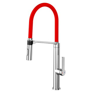 Monocomando para cozinha Doc vermelho