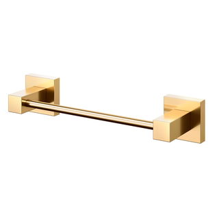 Porta-toalha rosto 265 mm de parede Square ouro polido